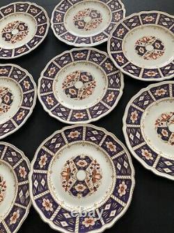 JOHNSON BROS. OLD STAFFORDSHIRE CHATSWORTH PATTERN DINNER PLATES Imari