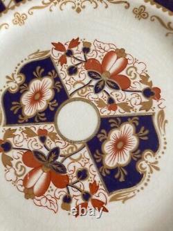 JOHNSON BROS. OLD STAFFORDSHIRE CHATSWORTH PATTERN DINNER PLATES Imari