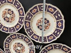 JOHNSON BROS. OLD STAFFORDSHIRE CHATSWORTH PATTERN DINNER PLATES Imari