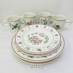 JOHNSON BROTHERS 12 Days Of Christmas 12 Piece Dish Set Service for 4 ENGLAND