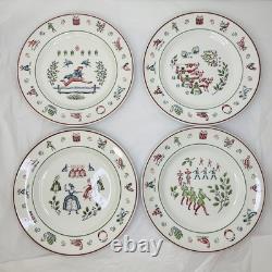 JOHNSON BROTHERS 12 Days Of Christmas 12 Piece Dish Set Service for 4 ENGLAND