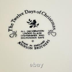 JOHNSON BROTHERS 12 Days Of Christmas 12 Piece Dish Set Service for 4 ENGLAND