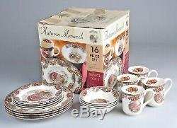 JOHNSON BROTHERS AUTUMN MONARCH 16 Pc. Service for Four NEW IN BOX Quick Ship