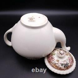 JOHNSON BROTHERS Devonshire Brown Multicolor Teapot & Lid 6 Cup