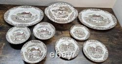 JOHNSON BROTHERS HERITAGE HALL IRONSTONE DISHES Pennsylvania Fieldstone Pattern