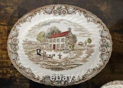 JOHNSON BROTHERS HERITAGE HALL IRONSTONE DISHES Pennsylvania Fieldstone Pattern