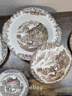 JOHNSON BROTHERS HERITAGE HALL IRONSTONE DISHES Pennsylvania Fieldstone Pattern