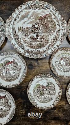 JOHNSON BROTHERS HERITAGE HALL IRONSTONE DISHES Pennsylvania Fieldstone Pattern