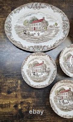 JOHNSON BROTHERS HERITAGE HALL IRONSTONE DISHES Pennsylvania Fieldstone Pattern