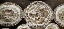 JOHNSON BROTHERS HERITAGE HALL IRONSTONE DISHES Pennsylvania Fieldstone Pattern