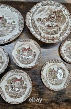 JOHNSON BROTHERS HERITAGE HALL IRONSTONE DISHES Pennsylvania Fieldstone Pattern