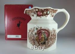JOHNSON BROTHERS HIS MAJESTY Large 64 OZ. Pitcher / New In Box EUC/MINT (WOW)