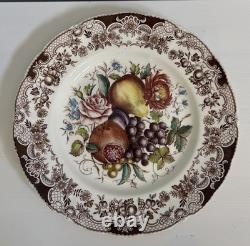 JOHNSON BROTHERS Harvest Dinner Plates Set of 4 Vintage Windsor Ware 10 3/4