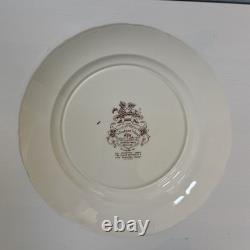 JOHNSON BROTHERS Harvest Dinner Plates Set of 4 Vintage Windsor Ware 10 3/4