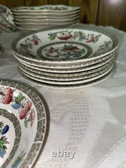 JOHNSON BROTHERS INDIAN TREE CHINA SET 48 PIECES GOOD CONDITION Grade D A+