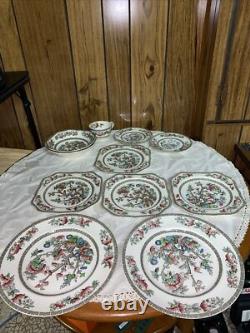 JOHNSON BROTHERS INDIAN TREE CHINA SET 48 PIECES GOOD CONDITION Grade D A+