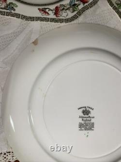 JOHNSON BROTHERS INDIAN TREE CHINA SET 48 PIECES GOOD CONDITION Grade D A+