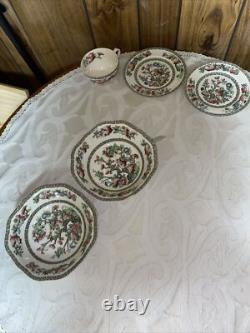 JOHNSON BROTHERS INDIAN TREE CHINA SET 48 PIECES GOOD CONDITION Grade D A+