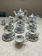 Johnson Brothers Indies Blue Coffee/tea Service For 6- Ironstone England