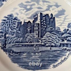 JOHNSON BROTHERS NWOT Old Britain Castles Blarney Blue Dinner Plates Set Of 8