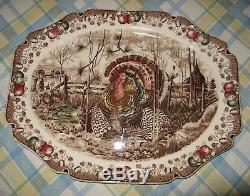 JOHNSON BROTHERS Turkey Platter HIS MAJESTY MAGNIFICENT HUGE