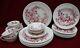 Johnson Brothers China Appleblossom Pink 26pc Set/lot Cup/dinner/bread/soup