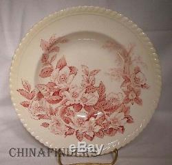 JOHNSON BROTHERS china APPLEBLOSSOM Pink 26pc Set/Lot cup/dinner/bread/soup