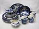 Johnson Brothers China Blue Willow Made In England 44-piece Set Service For 8