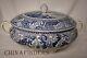 Johnson Brothers China Historic America Blue Tureen With Lid
