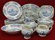 Johnson Brothers China Tulip Time Blue England 53-piece Set Service For Eight 8