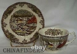 JOHNSON Brothers FRIENDLY VILLAGE Made in England 77-piece SET SERVICE for 12