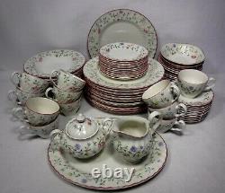 JOHNSON Brothers SUMMER CHINTZ Made In England pattern 75-piece SERVICE for 12