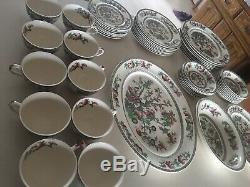 Jhonson Brothers Indian Tree China Set 53 Piece