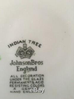 Jhonson Brothers Indian Tree China Set 53 Piece
