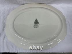 Johnson Bros 20x16 Serving Platter Merry Christmas England