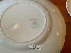 Johnson Bros 34-Piece Dinnerware Set Greydawn (light blue) Very Good Cond