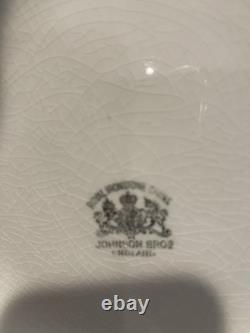 Johnson Bros Antique Royal Ironstone China Pitcher And Bowl Set