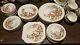 Johnson Bros Apple Blossom Brown Multi Soup Bowls China 67 Pieces