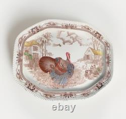 Johnson Bros BARNYARD KING 20.5 Large Turkey Serving Platter Vintage