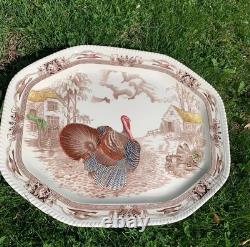 Johnson Bros BARNYARD KING 20.5 Large Turkey Serving Platter Vintage
