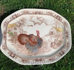 Johnson Bros BARNYARD KING 20.5 Large Turkey Serving Platter Vintage