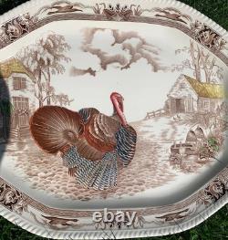 Johnson Bros BARNYARD KING 20.5 Large Turkey Serving Platter Vintage