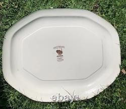 Johnson Bros BARNYARD KING 20.5 Large Turkey Serving Platter Vintage