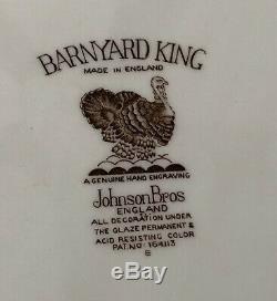 Johnson Bros. BARNYARD KING Turkey PLATTER LARGE 20 1/2 Made in England
