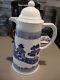 Johnson Bros. Blue Willow Tall Thermos Carafe- Nwot