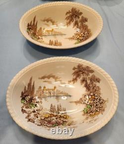 Johnson Bros Castle On The Lake Dinnerware Set Collection! 78 Pieces England
