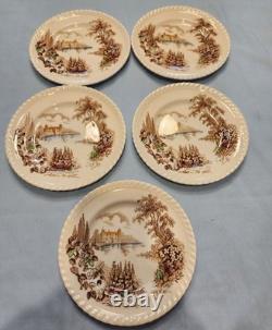 Johnson Bros Castle On The Lake Dinnerware Set Collection! 78 Pieces England Johnson Bros Castle On The Lake Dinnerware Set Collection! 78 Pieces England