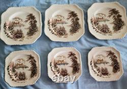 Johnson Bros Castle On The Lake Dinnerware Set Collection! 78 Pieces England