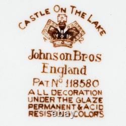 Johnson Bros Castle On The Lake Dinnerware Set Collection! 78 Pieces England