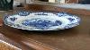 Johnson Bros China Blue And White Dudley Castle Platter